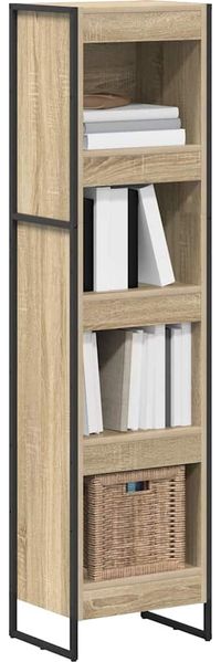 vidaXL Bücherregal Sonoma 40 x 30 x 155 cm Holzwerkstoff 886373 Bild 3