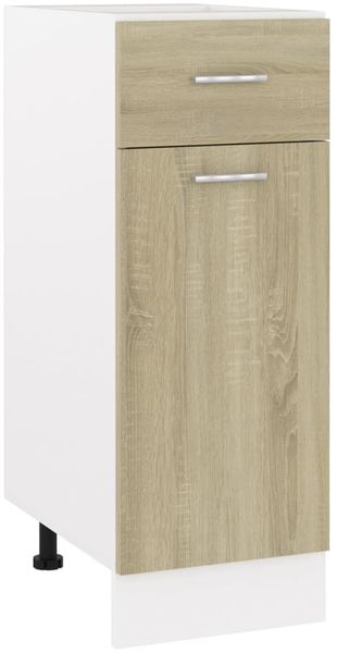 vidaXL Schubunterschrank Lyon Sonoma-Eiche 30x46x81,5 cm Holzwerkstoff 801207