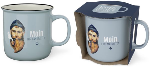 Kult-Becher Kaffeetasse Kaffee Tee Tasse 0,25l Geschenk la vida Seemann 9048641