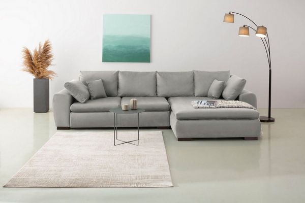 Home affaire Ecksofa Cara Mia L-Form, B: 325 cm - OTTO. Verlässliche Qualität, mit 4 Zierkissen, optional Bettfunktion & Bettkasten