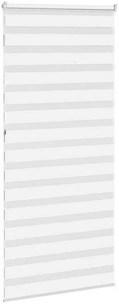 vidaXL Doppelrollo Weiß 105x230 cm Stoffbreite 100,9 cm Polyester 4014808 Bild 4