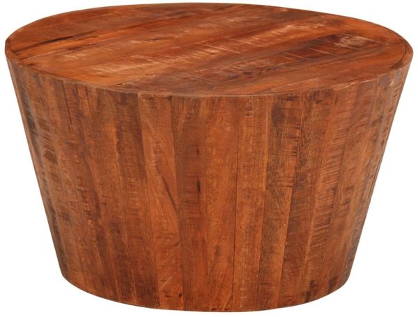 vidaXL Couchtisch Ø 52x30 cm Massivholz Mango 353728