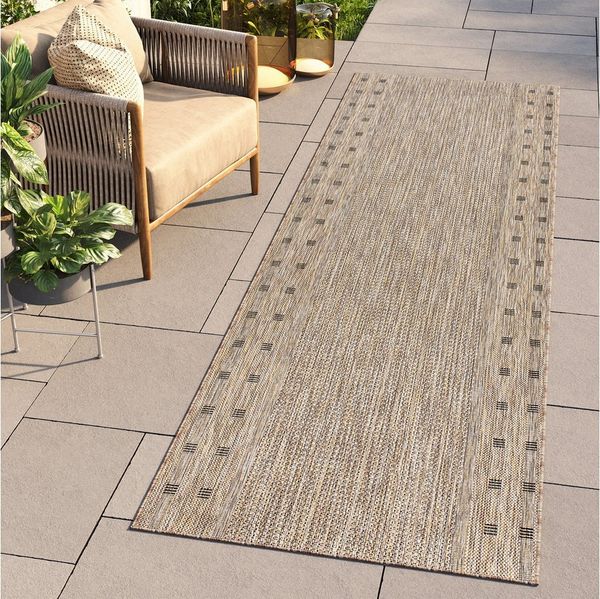 Tapiso Läufer MELISSA, rechteckig, Höhe: 6 mm, Indoor & Outdoor, UV-beständig, wetterfest, modern