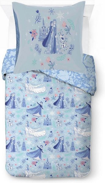 Disney Kinderbettwäsche Frozen Magical Moment, Linon, 2 teilig, 100% Baumwolle