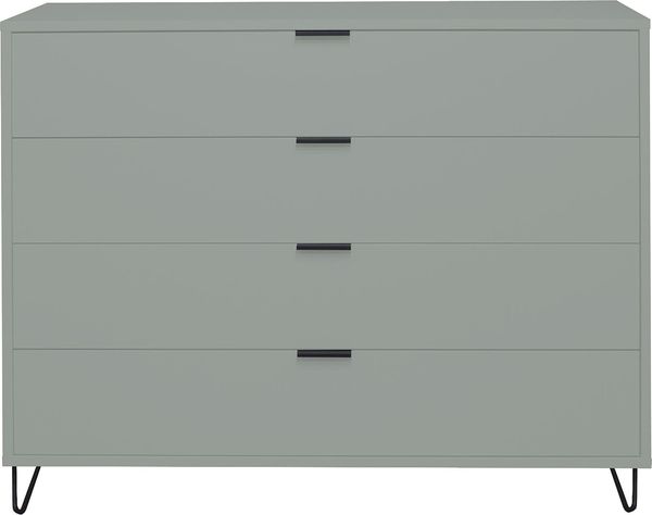 Kommode Erna 119x45x102 Pinie Green matt Lack 14722-D