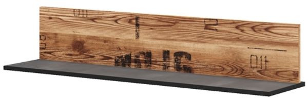 Wandregal Fargo Wandboard 110cm Canyon Alpine Spruce Raw Steel