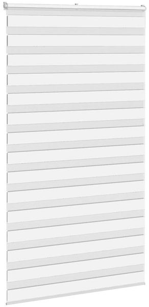 vidaXL Doppelrollo Weiß 135x200 cm Stoffbreite 130,9 cm Polyester 4014788 Bild 3
