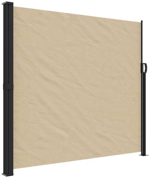 vidaXL Seitenmarkise Ausziehbar Beige 180x300 cm 4004345 Bild 2