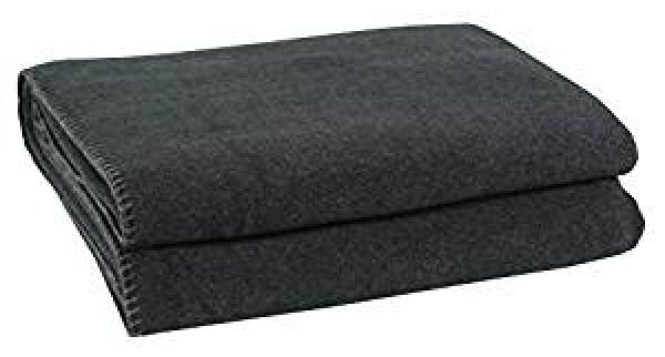 Zoeppritz Soft-Fleece anthracite mel. 220x240 103291-960