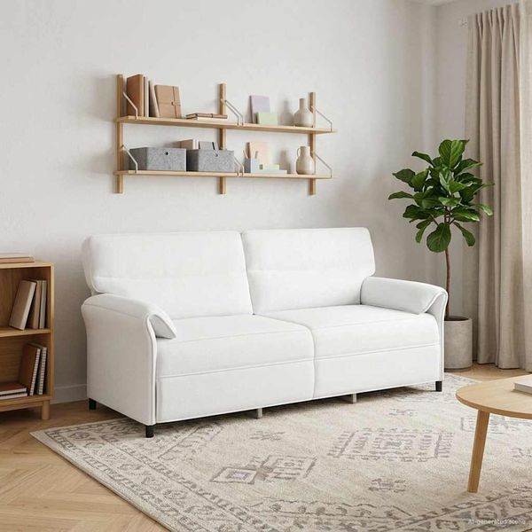 vidaXL Sofa 100% Polyester, Metallrahmen, MDF, Sperrholz 42033922