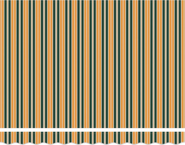 vidaXL Markise Grün und Gelb 300 x 250 x 165 cm 3330174