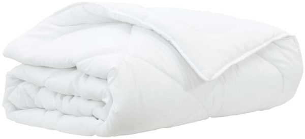 vidaXL Bettdecke Weiß 200 x 155 x 4 cm Polyester 42007765