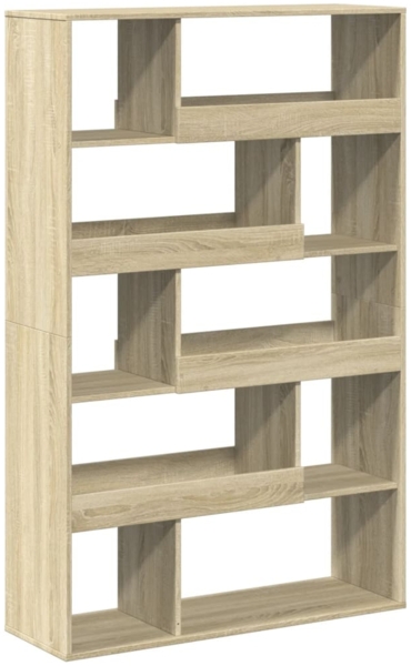 vidaXL Bücherregal Sonoma-Eiche 100x33x156,5 cm Holzwerkstoff 3309341