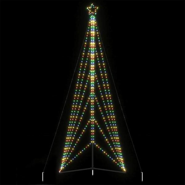 vidaXL Weihnachtsbaum-Beleuchtung 861 LEDs Mehrfarbig 478 cm 4016427