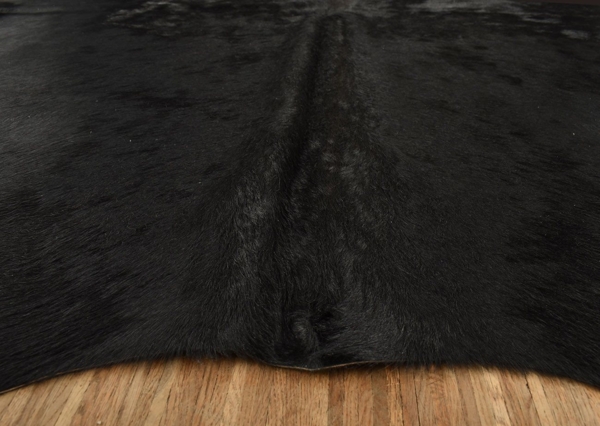 KUHFELL online & NOMAD Fellteppich ECHTES KUHFELL RINDERFELL TEPPICH SCHWARZ GEFÄRBT ca. 220 x 200 cm Bild 3