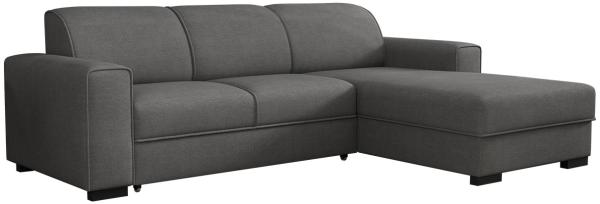 Ecksofa 'Luminne' grau Rechts