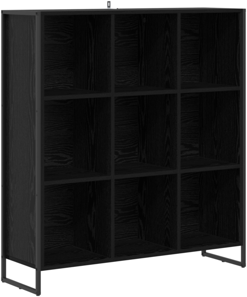 vidaXL Bücherregal Schwarz Eichen-Optik 99,5 x 30 x 108,5 cm 886522