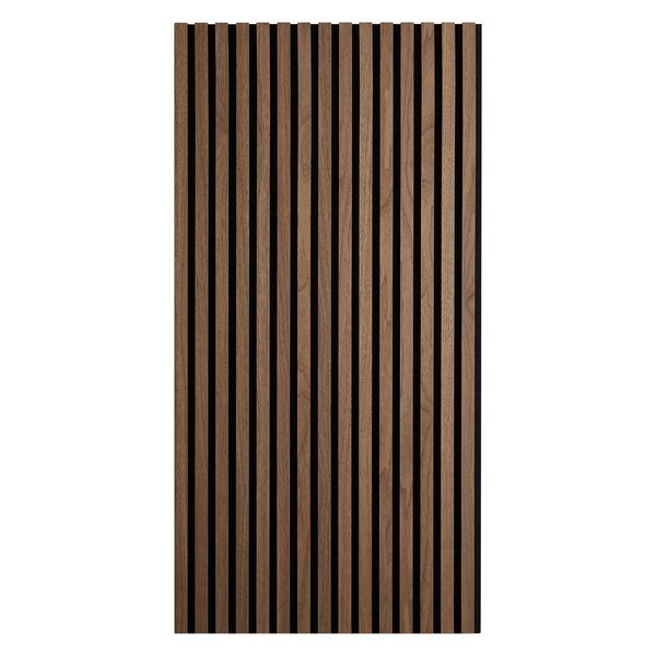 Akustikpaneel 60 x 120 cm 1 Stück Akustikpaneele Holz Braun Paneele Wandpaneele Deckenpaneele 3D Wandpaneel Wandverkleidung Dekorpaneel