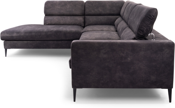 AX LIVING Sofa Dunkelgrau Jolandi Couch L Form Ecksofa 300 cm breit L Bild 5