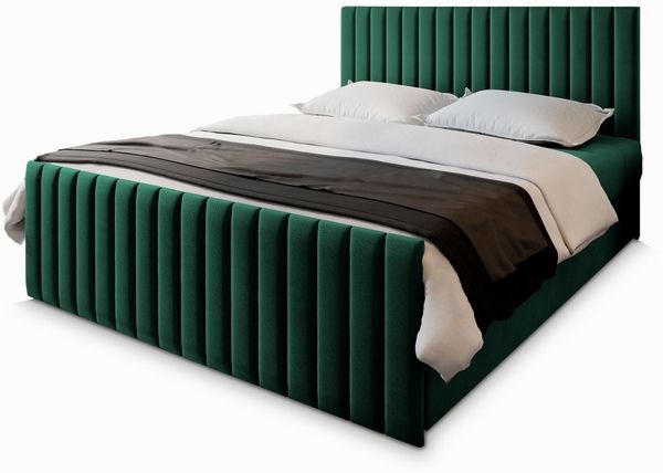 Masseno Boxbett ARION 140x200 cm mit Bonell Matratze und Topper