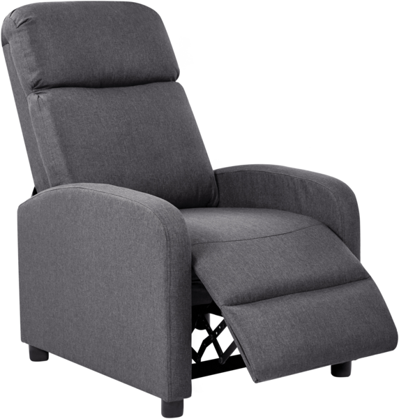 Fernsehsessel EMINENCE Kunstleinen Dunkelgrau Bild 4