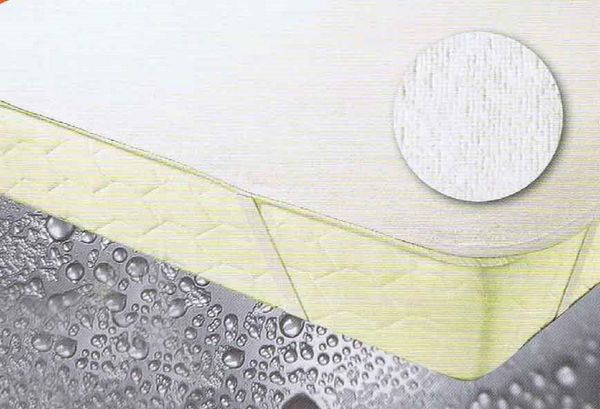 Matratzenschoner Terry weiss 60 x 120 cm