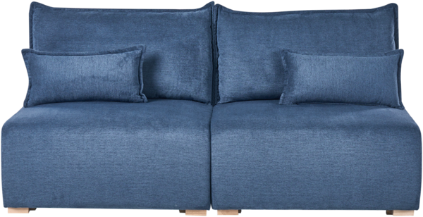 Modulsofa 3-Sitzer NERBO Stoff Blau