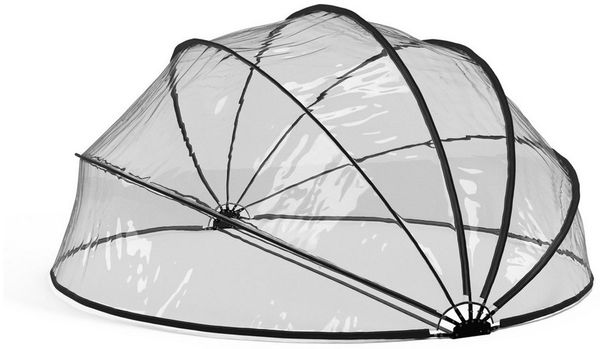 blumfeldt Gartenmöbel-Schutzhülle ArmadilloShade (Set, Set), Pooldach Sonnendach Poolabdeckung Rund