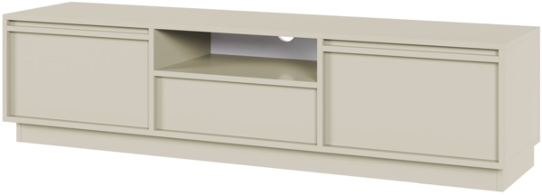 Selsey 'Evo' TV-Möbel 2-türig mit Schublade, greige, ca. 33 x 154 x 39 cm