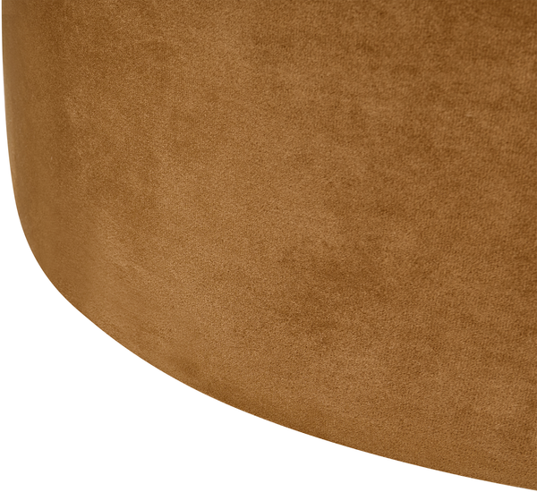 Pouf MILLEN Samtstoff Goldbraun Bild 5