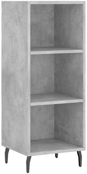 Sideboard, Kommode Betongrau 34,5x32,5x90 cm Holzwerkstoff j1173p