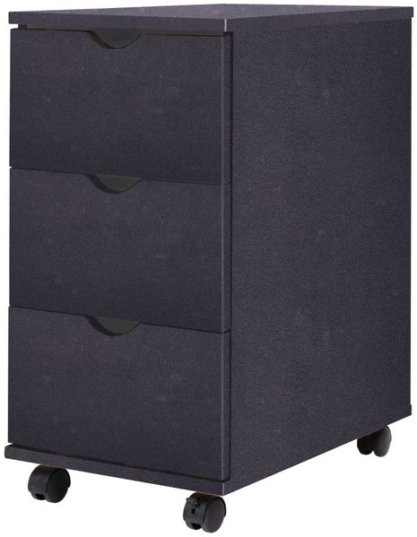 vidaXL Schubladenelement 33×45×60 cm Schwarz 245726