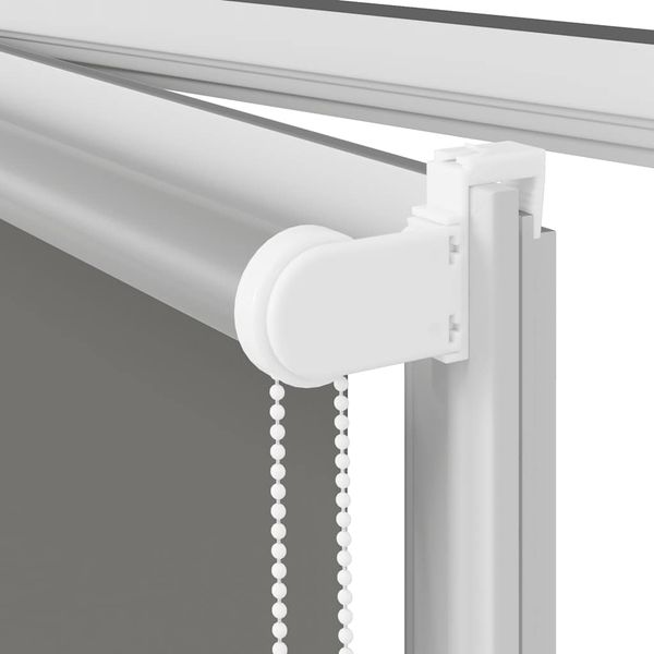 vidaXL Verdunkelungsrollo Grau 165x230cm Stoffbreite 161,6cm Polyester 4011219 Bild 12