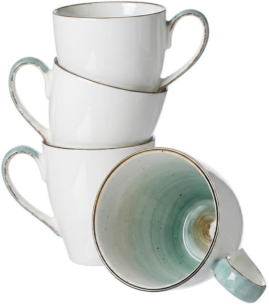 Ritzenhoff & Breker Cosmo Henkelbecher 400 ml 4er Set blau