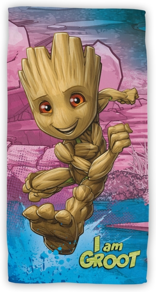 Groot Baumwolle Strandtuch Frottee Badetuch mit Premium Druck, 70x140 cm