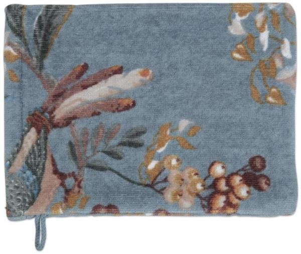 PiP Studio Badaccessoire-Set Secret Garden Waschhandschuh blue 16x22cm (1 Stück)