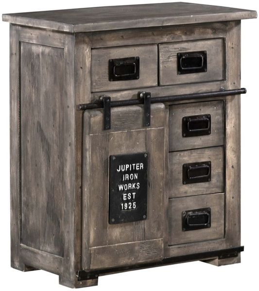 Kommode Mango 70x45x85 grau lackiert RAILWAY #211