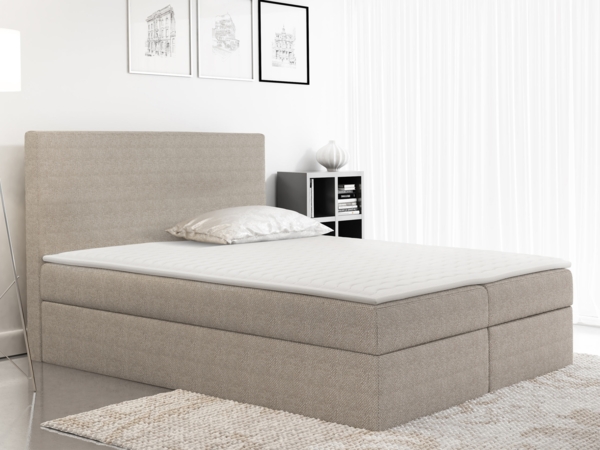 Boxspringbett Home, Natur, 140x200 cm Bild 2