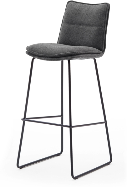 2er Set Barhocker Hampton - Olive / Schwarz Bild 4