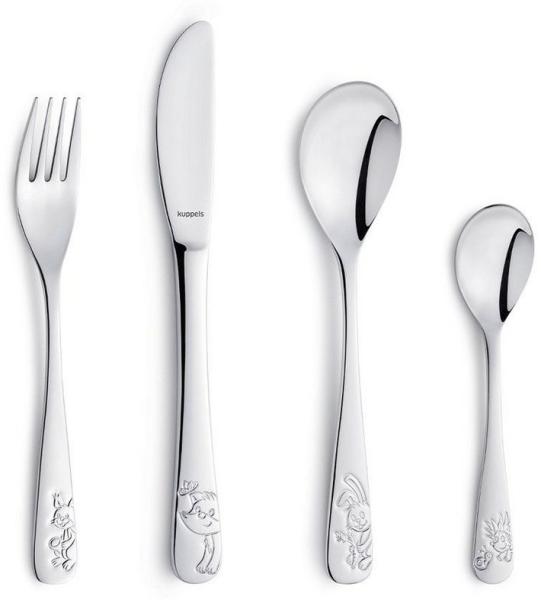 Kuppels WALDFREUNDE Kinderbesteck Set 4-teilig hochglanzpoliert