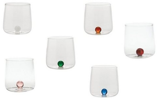 Zafferano Gläser-Set Bilia Buntes Gläser Set 6 Stück - Farblich Sortiert, 6-teiliges Set Bild 4