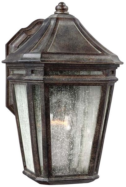 Außenleuchte, Wandlampe, Stahl, H 29,7 cm