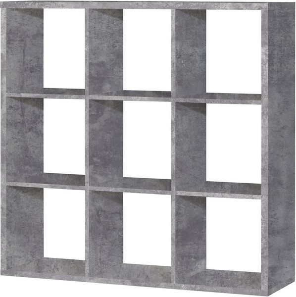 Regal MAURO, Betonoptik, ca. 107 x 107 x 33 cm Bild 3