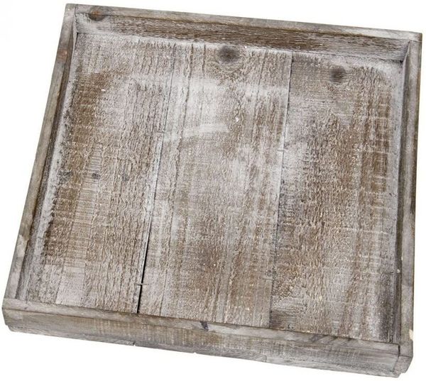 Holztablett 30 x 30 x 4 cm