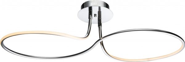 Deckenleuchte LED Wohnzimmer Schlafzimmer Deckenlampe Chrom 67823-30D