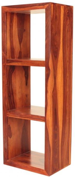 Bücherregal Tara 50x140x35 aus indischem Sheesham-Massivholz