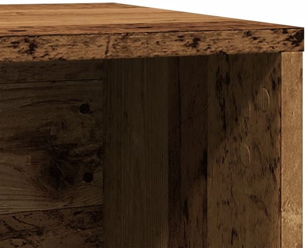vidaXL Katzenklo Altholz-Optik 80x50x45 cm Holzwerkstoff 857740 Bild 9