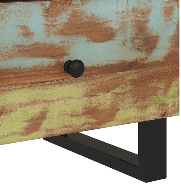 vidaXL Nachttische 2 Stk. Altholz Massiv & Holzwerkstoff 350653 Bild 8