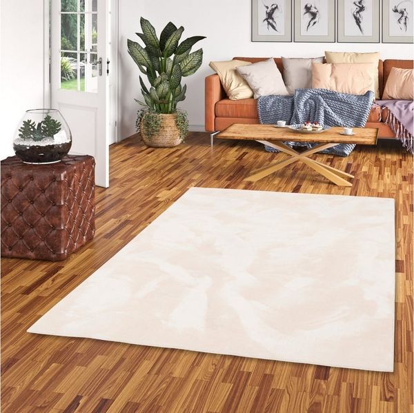 Pergamon Fellteppich Fellteppich Super Soft Pearl, Rechteckig, Höhe: 19 mm