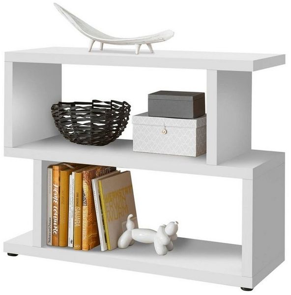 Raumteiler BC 3105 in weiß - Hochwertiges und vielseitig einsetzbares Standregal- 100 x 80 x 38 cm (B/H/T)